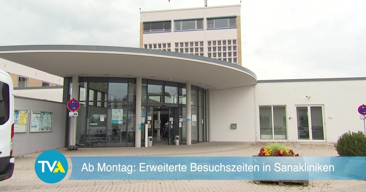 Landkreis Cham: Sana-Kliniken erweitern Besuchszeiten | TVA