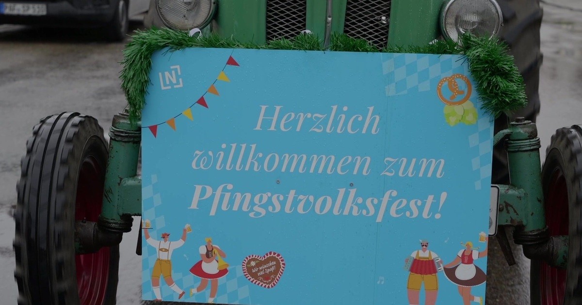 Eröffnung des 74. Pfingstvolksfests in Neustadt an der Donau