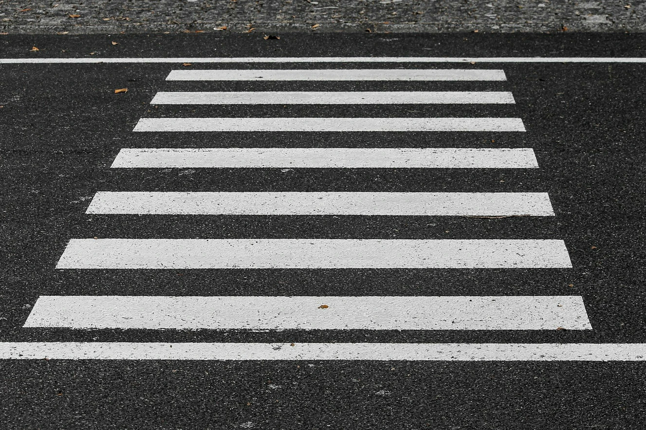 Zebrastreifen Fußgänger