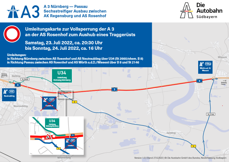© Autobahn Südbayern/Screenshot